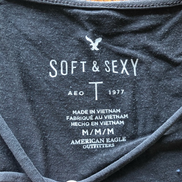 American Eagle Gray Long Sleeve - Picture 3 of 5